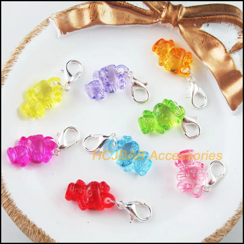 Модные Акриловые бусины 16 шт. с застежкой 10X17 мм | Украшения и аксессуары