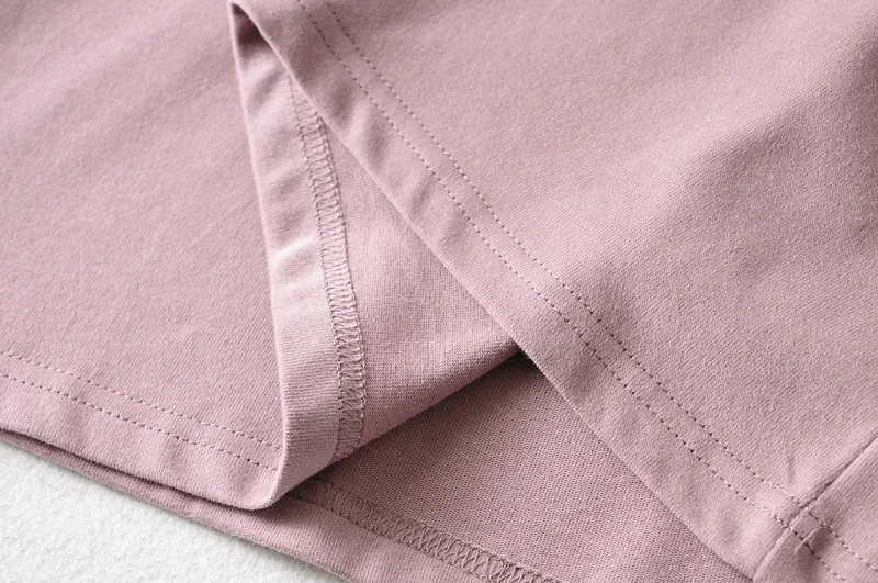 

WOMENGAGA European High Street Classic Women T-shirt Crew Neck Short Sleeve Large Size Solid Color Casual Pullover Tops 6WZD