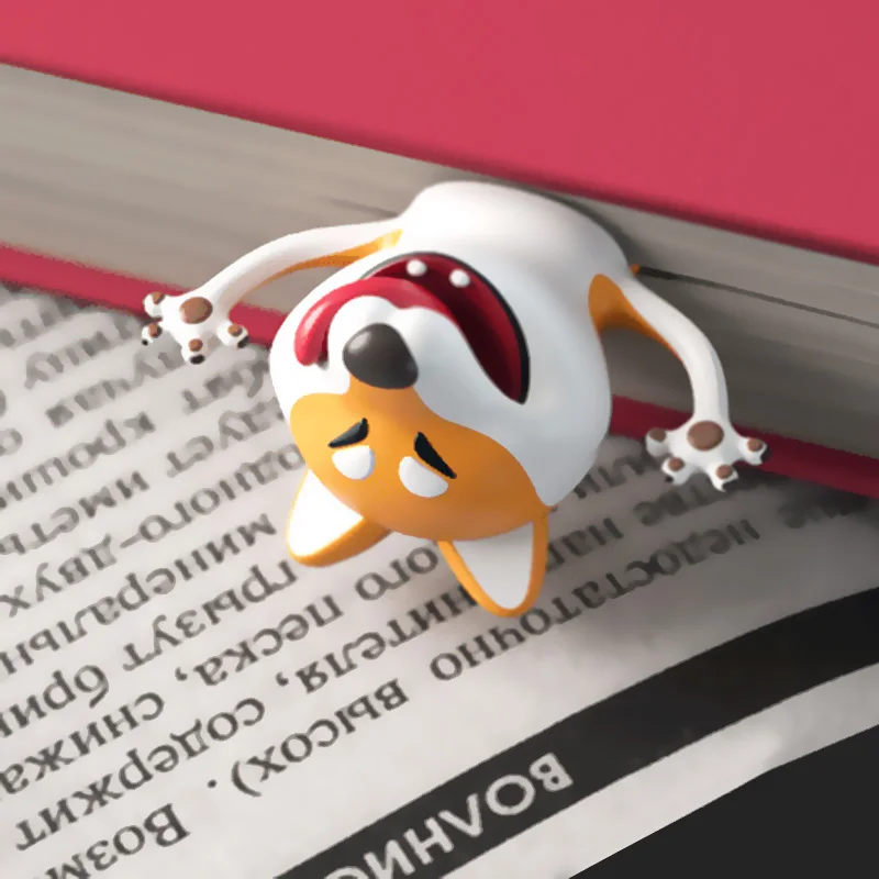 

3D Stereo Cute Cartoon Marker Animal Bookmarks Funny Reading Tools Student School Office Stationery Children Gifts Bookmark