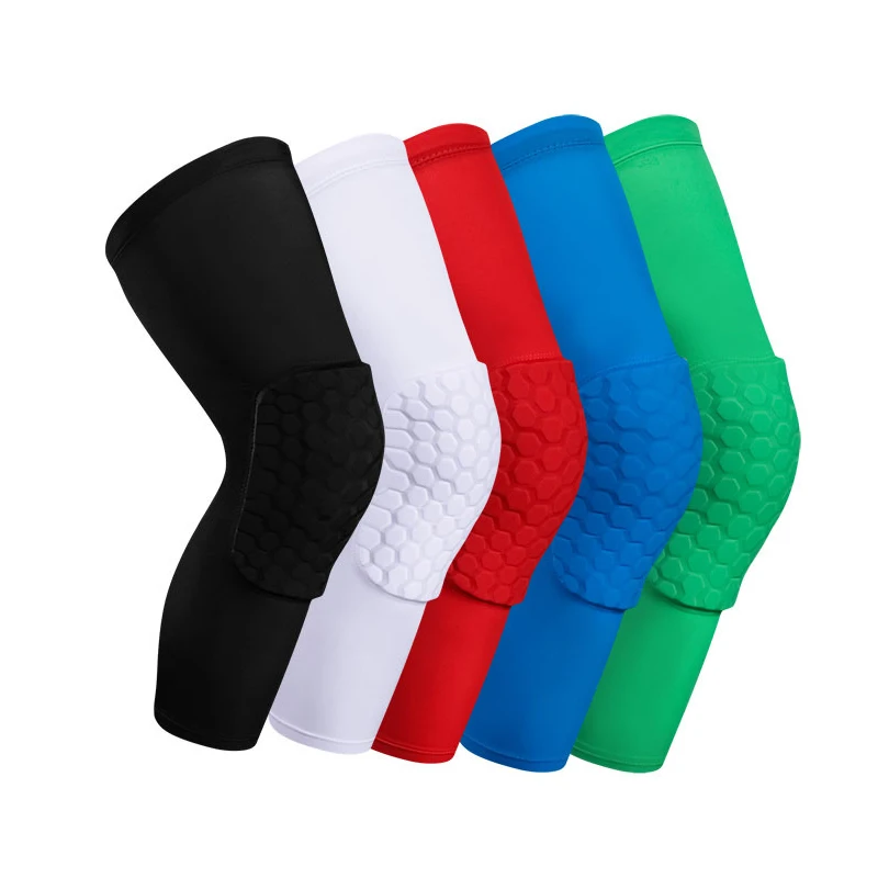 

1 шт. спортивные сотовые компрессионные наколенники, защита, защитное снаряжение для баскетбола, бейсбола, футбола, волейбола, борьбы