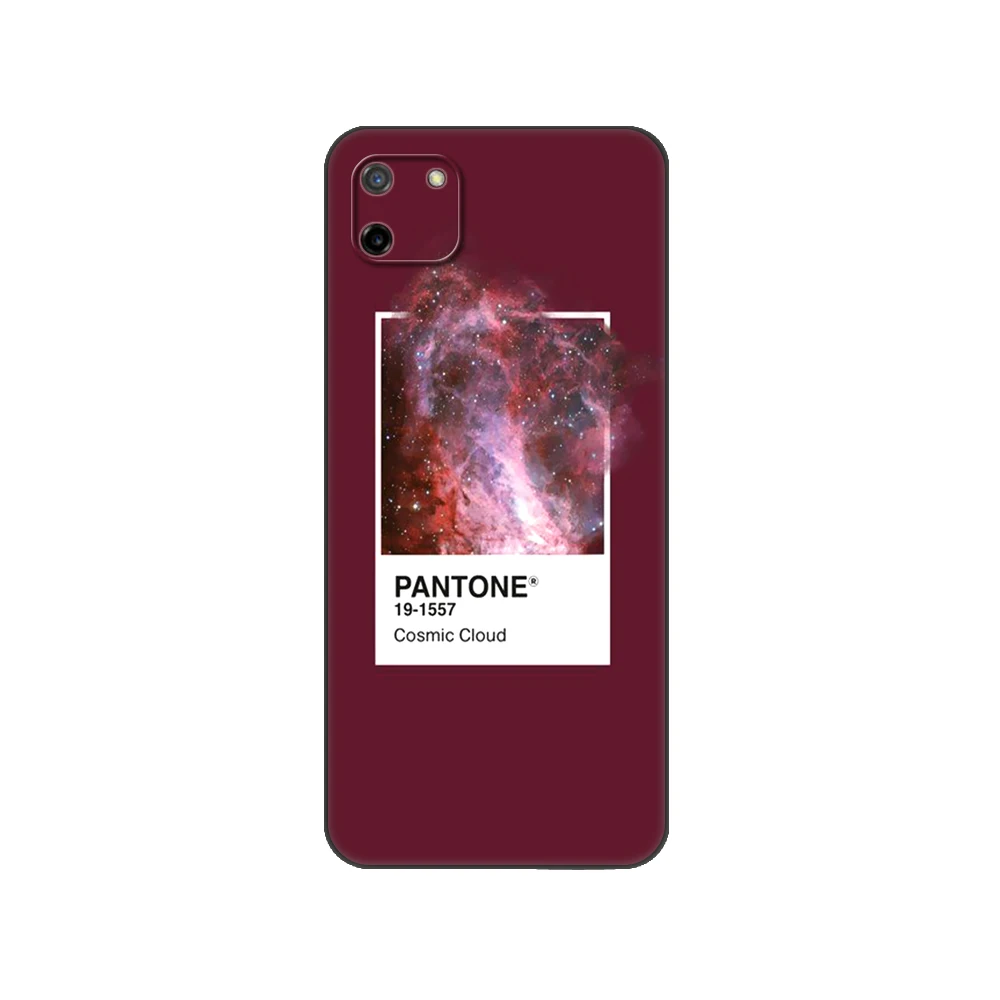 Черный чехол ТПУ Тонкий Высококачественный защитный для OPPO Realme C11 RealmeC11 задняя