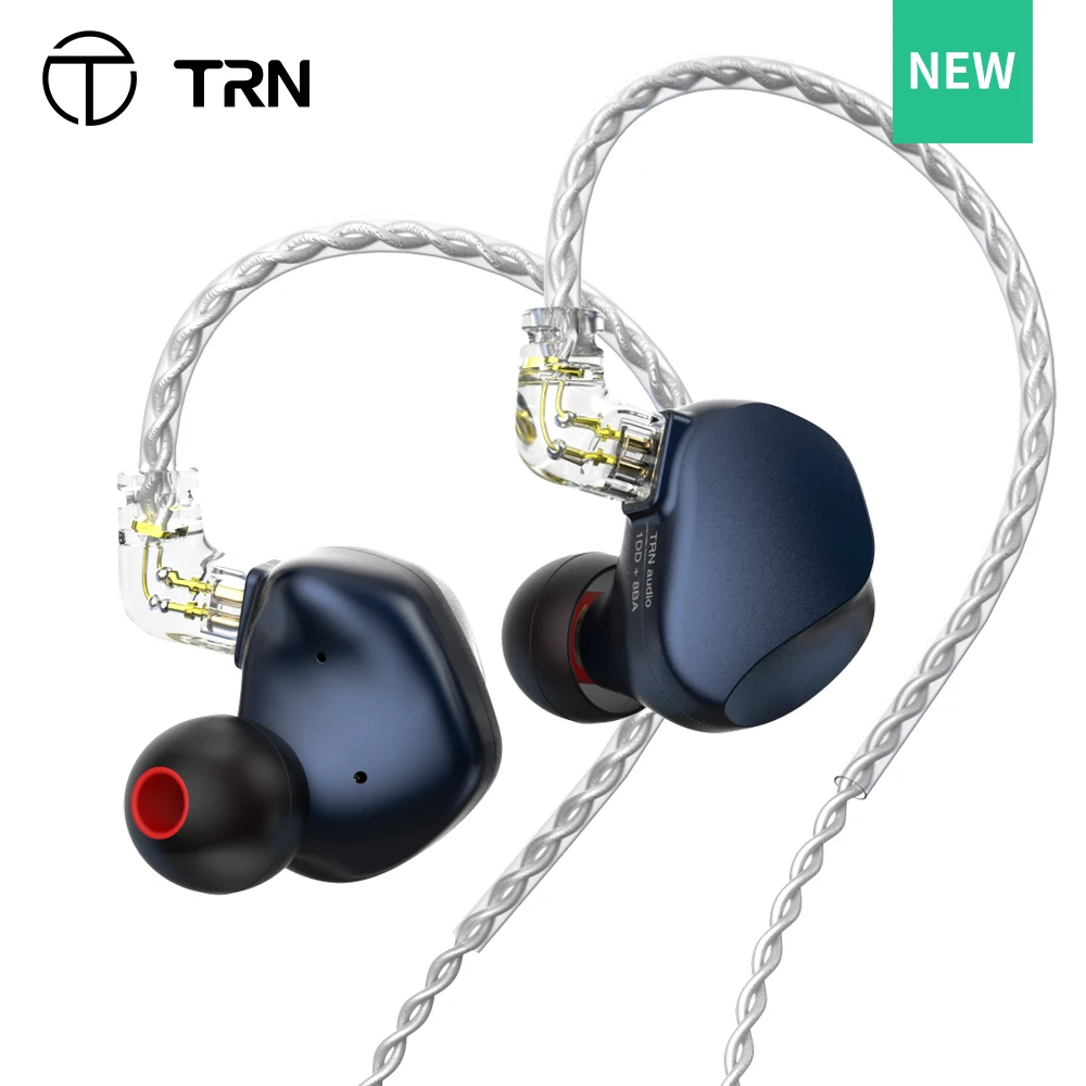 

TRN VX PRO 8BA+1DD Hybrid Drive In-ear Earphones HiFi High-quality Earplugs With 2PIN Cables V90 X7 BT30 VXPRO T300 BA15 MT1
