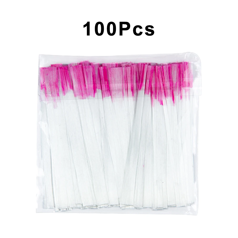 100Pcs Fiberglass Дизайн ногтей стекловолокно для УФ-геля DIY Гвозди белые акриловые накладные ногти с скребком DIY инструмент для спа - Цвет: 100Pcs Fiberglass