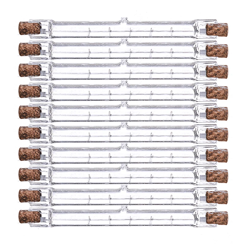 10 шт. двухсторонняя галогенная лампа R7s 500 Вт 118 мм|Галогенные лампочки| |