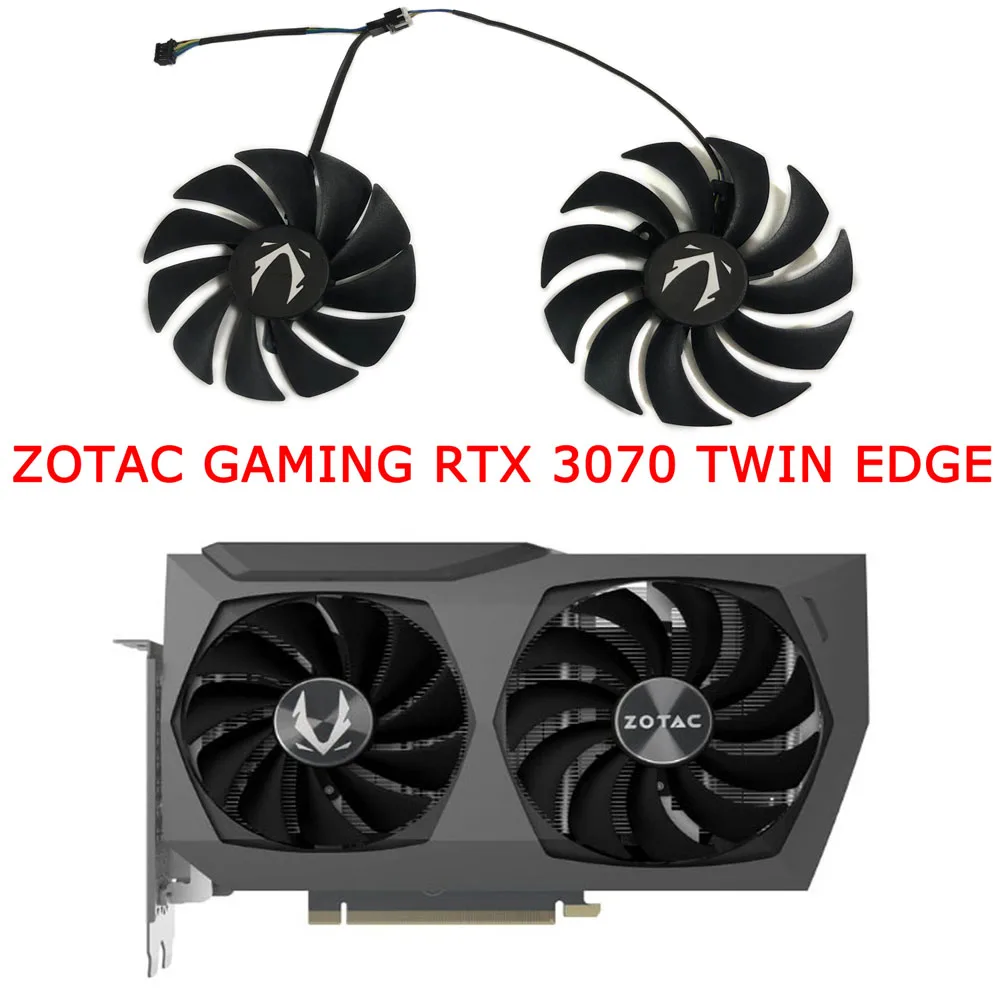 Охлаждающий вентилятор CF9015H12S CF1010U12S 2 шт./компл. для GPU VGA с двумя вентиляторами ZOTAC