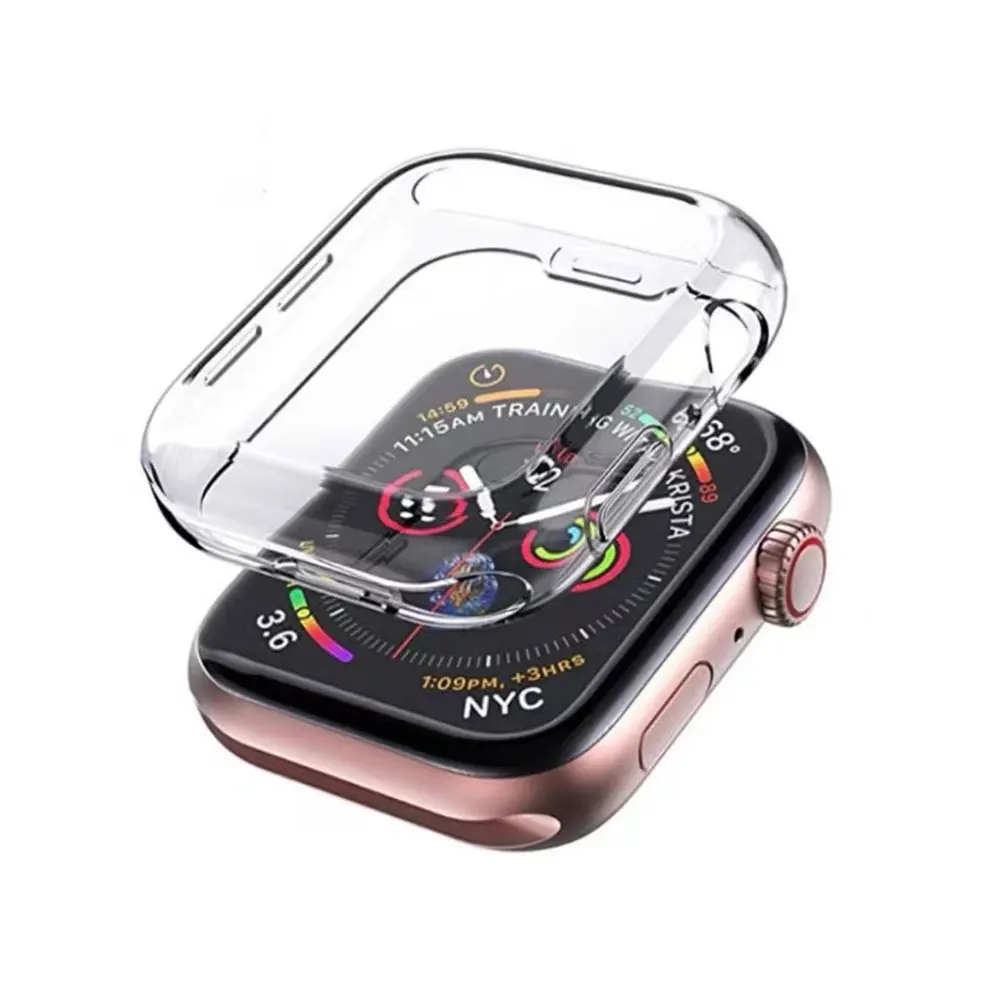 

Screen Protector For Apple Watch Case 45mm 41mm 44MM 40MM Full TPU Bumper Cover 42mm 38MM Accessories iwatch Series 7 SE 6 5 4 3