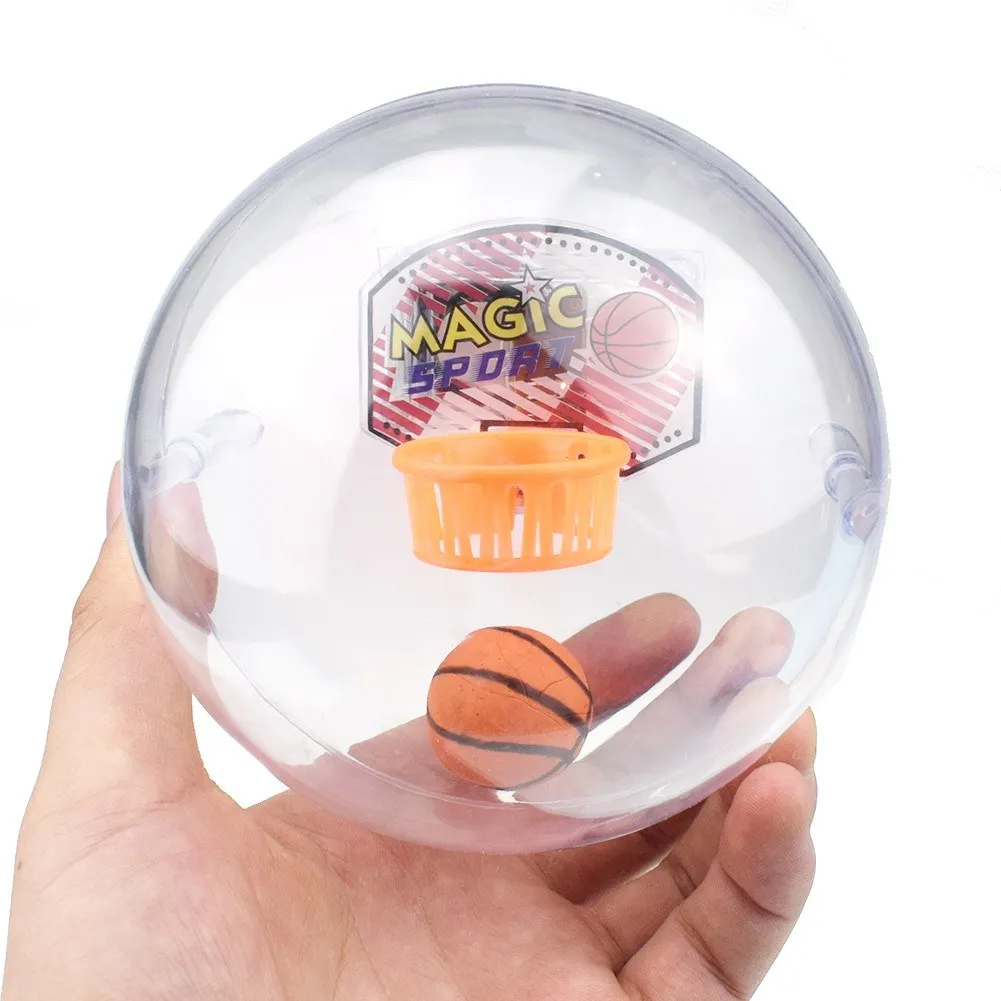 Мини ручной игра баскетбол мяч игрушки со светом и звуком запястья ладони