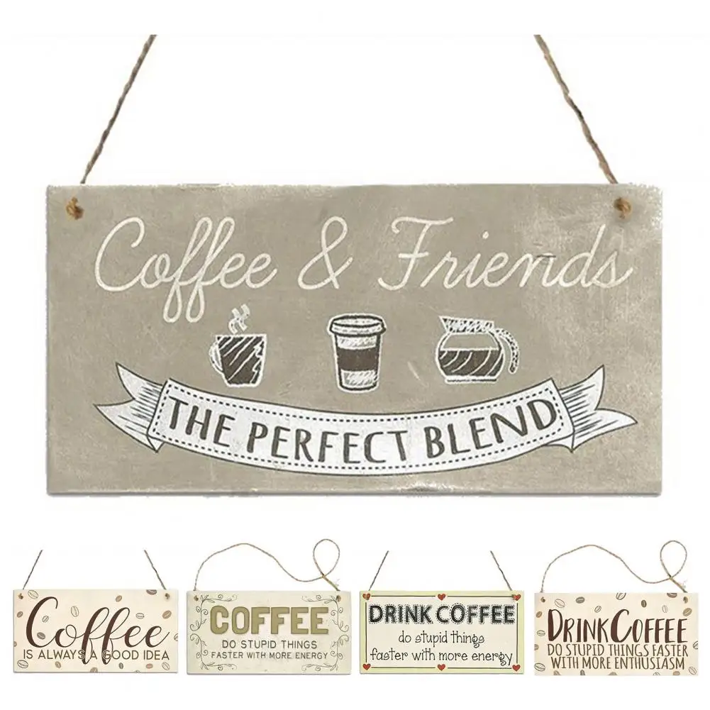 Винтажный кофейный деревянный знак табличка декоративные деревянные элементы