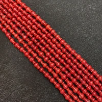natural stone red coral beads vase shaped spacer beads pendant bracelet diy fashion jewelry making accessories craft wholesale