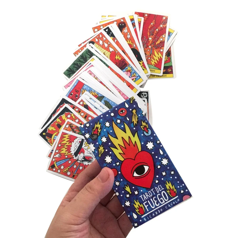 

New Tarot Del Fuego Tarot Cards English Deck Board Cards Family Board Game Playing Game Cards Party Game