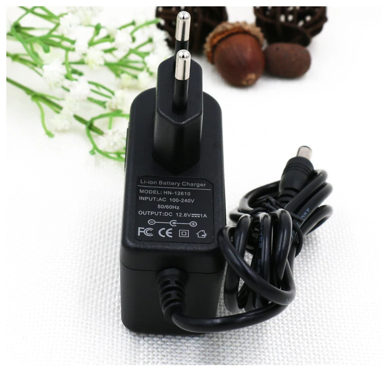 AERDU 3S 12V 12 6 V 1A адаптер питания для зарядного устройства DC 5 5*2 1mm светодиодные лампы