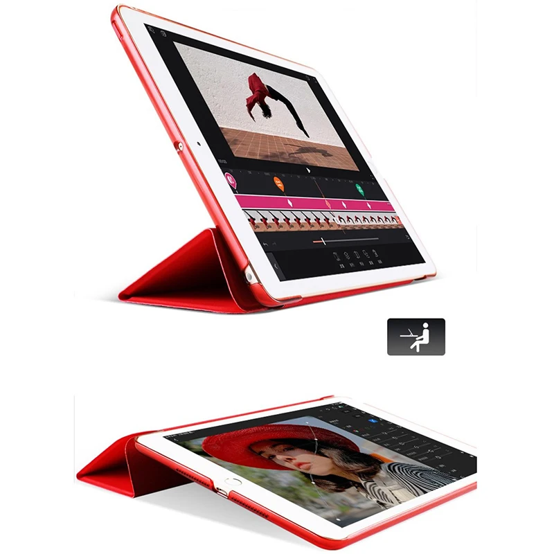 For iPad Pro 11 2020 2018 Case Trifold Smart for 12.9 Cover PU Leather 2nd Generation | Компьютеры и офис