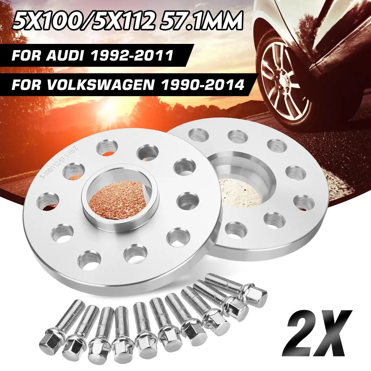 

2/4 шт. 12 мм/15 мм/20 мм колесный адаптер PCD 5x100 и 5x112 CB 57,1 для VW Golf/Bora/Polo/Convert/Cabrio/Jetta/Rabbit/CC