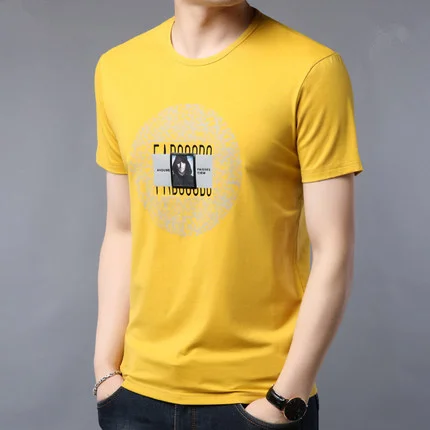 

Summer men's business casual short sleeve t-shirt 2292