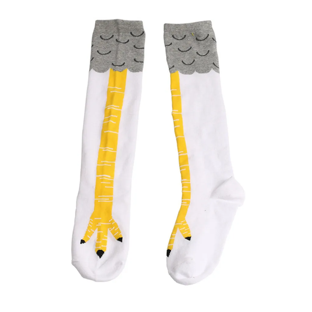 woman socks long Chicken Foot Socks Leg/Knee 3D Sock Performance Stockings medias de mujer чулки женские | Женская одежда