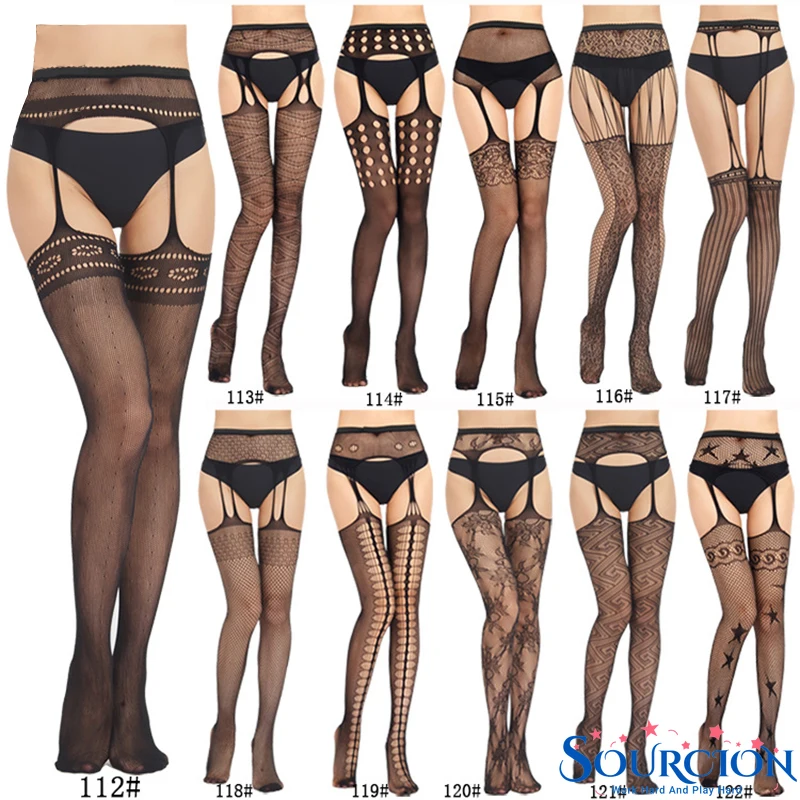 

Сексуальное женское нижнее белье SWT, колготки, сетчатые открытые эротические чулки «Medias», сетчатые трусики с промежностью, интимные товары ...