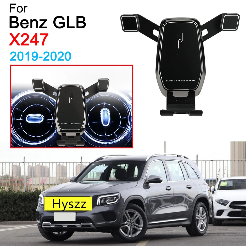 

Gravity Car Mobile Phone Bracket Air Vent Mount Call Phone Holder Stand for Benz GLB X247 Accessories 2019 2020