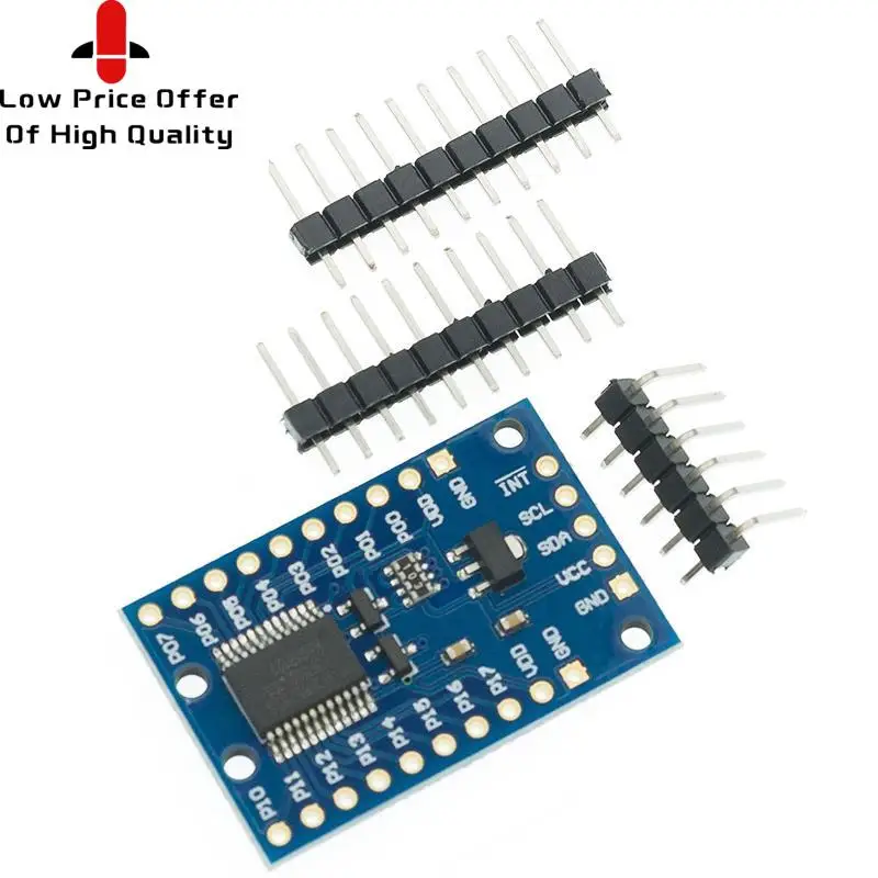 Плата расширения МОДУЛЯ ВВОДА-ВЫВОДА PCF8575 плата постоянного тока 2 5-5 5 в I2C