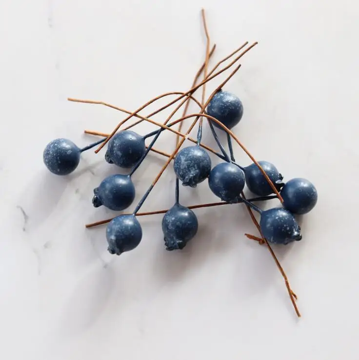 Свадебные украшения Рождественская ягода вишня 20 шт./лот Цветочные венки DIY