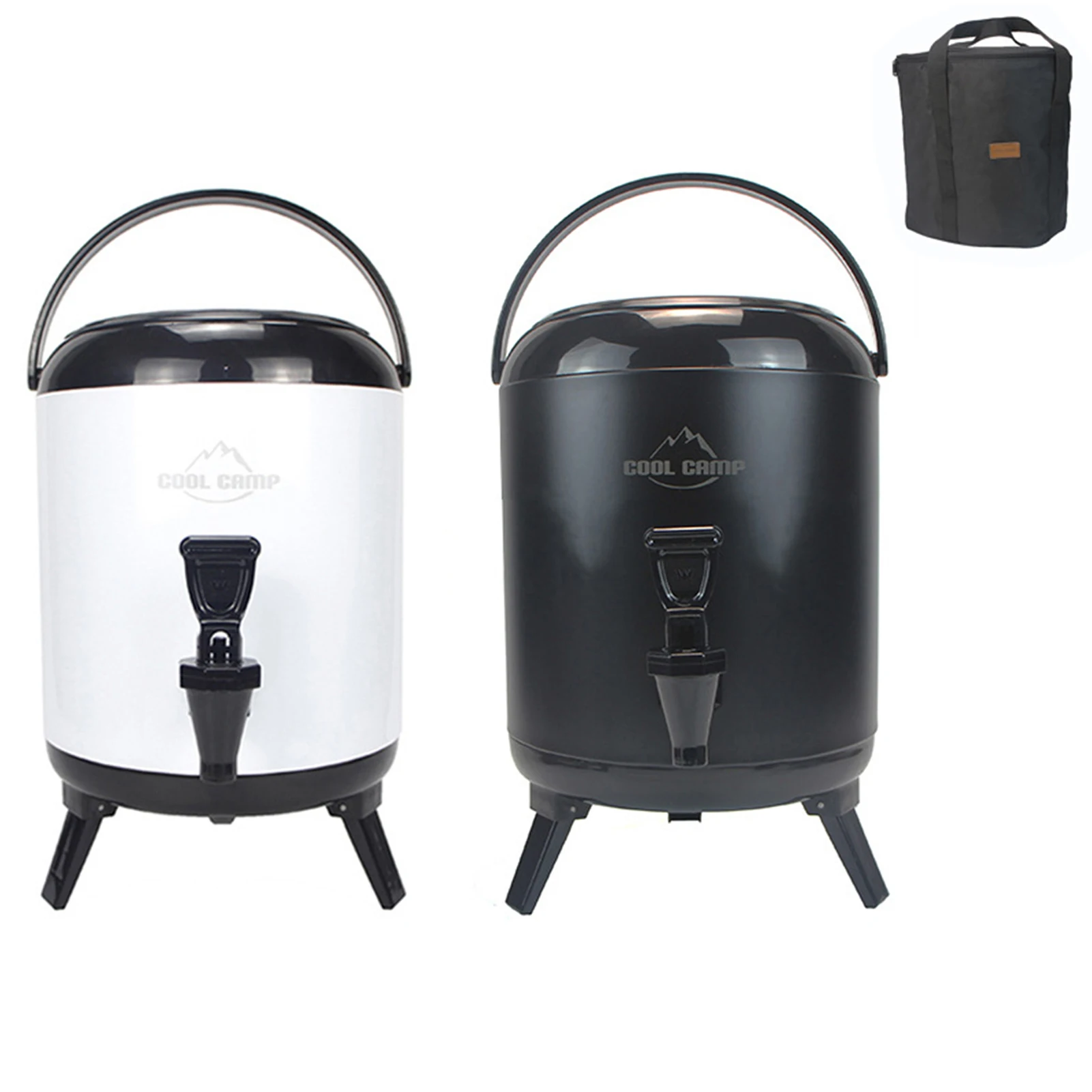 

6L Camping Insulated Bucket Widely Used Double-Layer Design Kettle For Hot Cold Drinks Coffee Tea Milk Juice Ice Tea Amicable