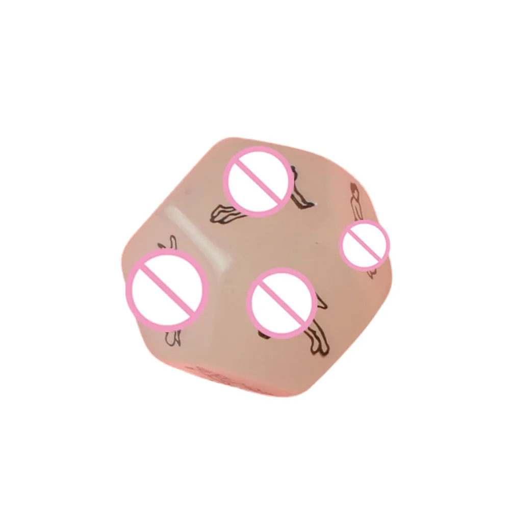 Luminous dice 1 шт., Сексуальная Романтика, любовь, юмор, азартные игры для взрослых, Забавные эротические игральные кости, 12 позиций, эротический крэпс, трубка для пар, светящиеся сексуальные кости - Цвет: Luminous dice