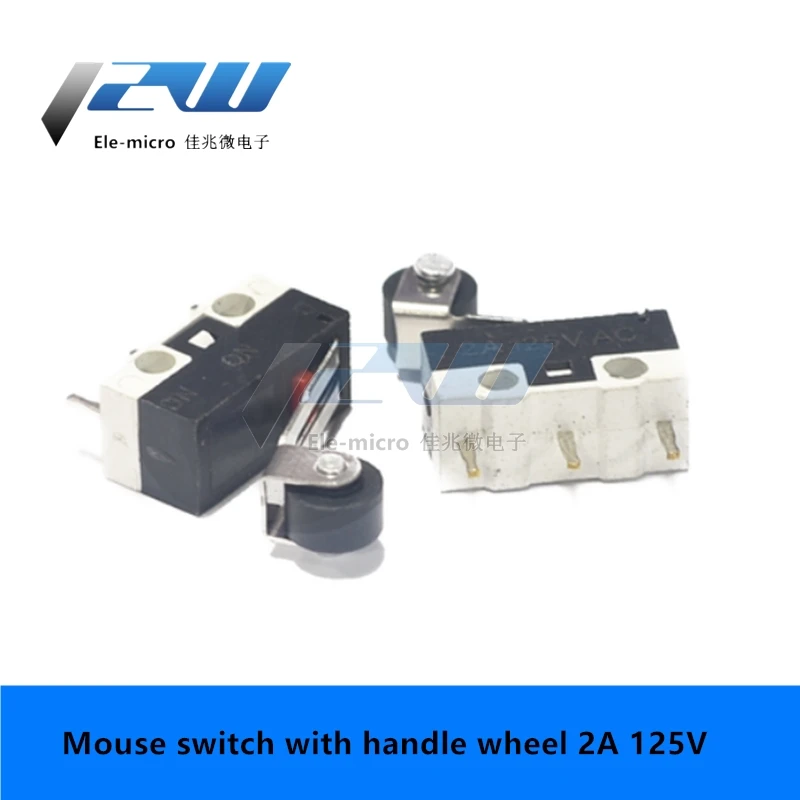 10 шт. 1A 2A 125V AC кнопка мгновенного микро концевой выключатель Мышь переключатель 3