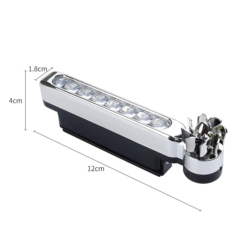 

2 Pcs Car Wind Energy Daytime Running LED Lights Car Bicycle Motorcycle Decorative Lights Car Universal Exterior Accessories