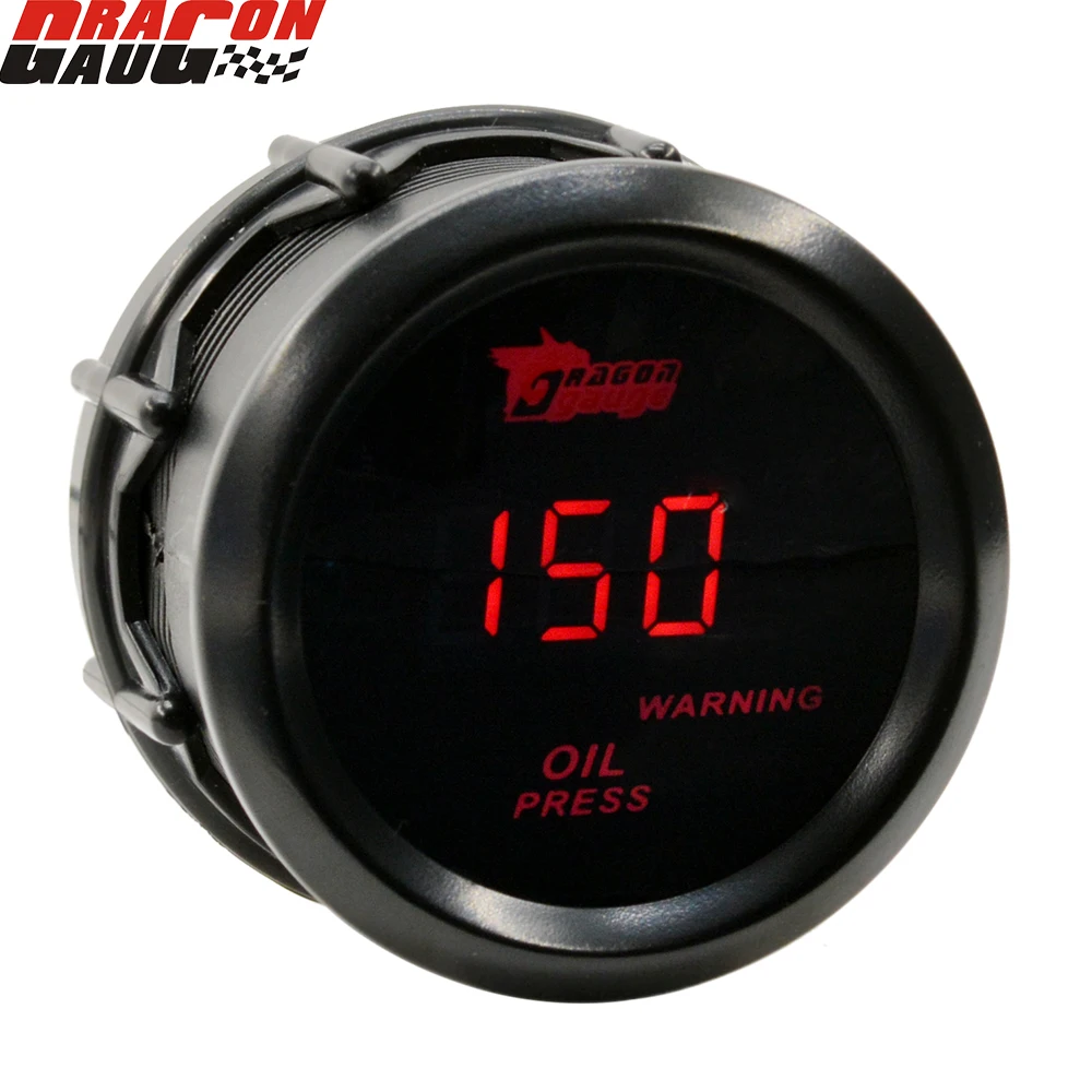 Дракон УФ фильтр 52 мм с 2 дюйма красный светодиодный Подсветка цифровой