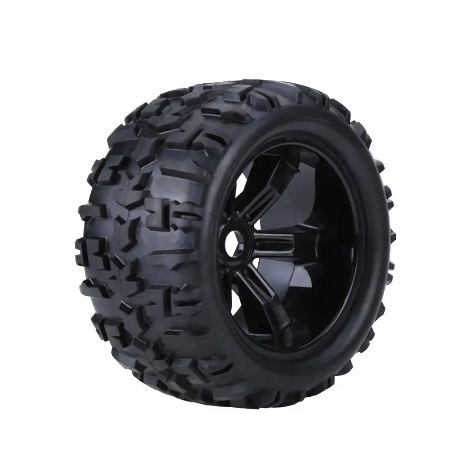 4 шт. Универсальный RC автомобиль шины комплект Пластик резиновые и колесные диски