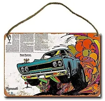 

Metal Sign 8x12 Inch Plymouth Road Runner 2 Hanging Sign Decor