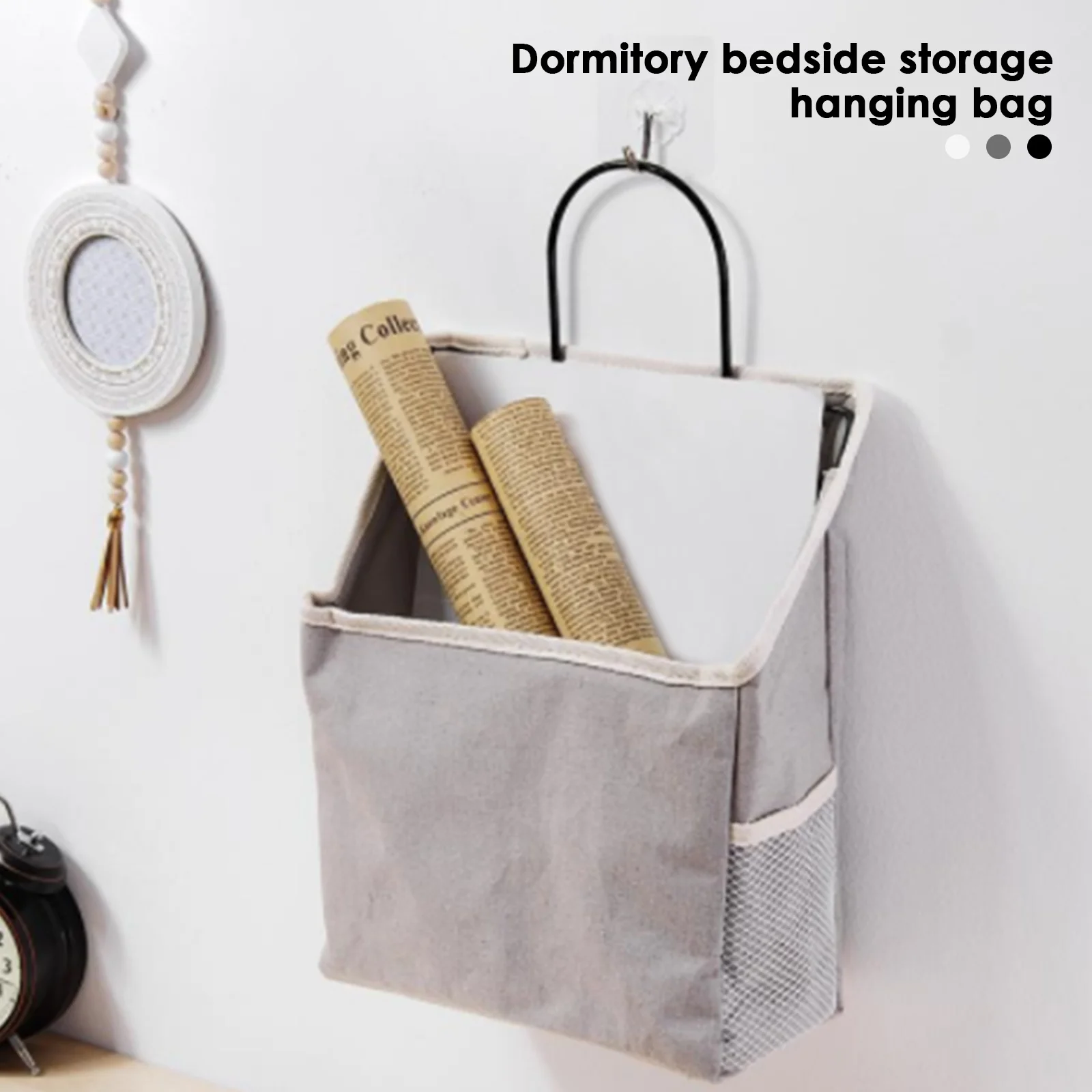 Настенные сумки для хранения настольный органайзер корзина из хлопка и льна
