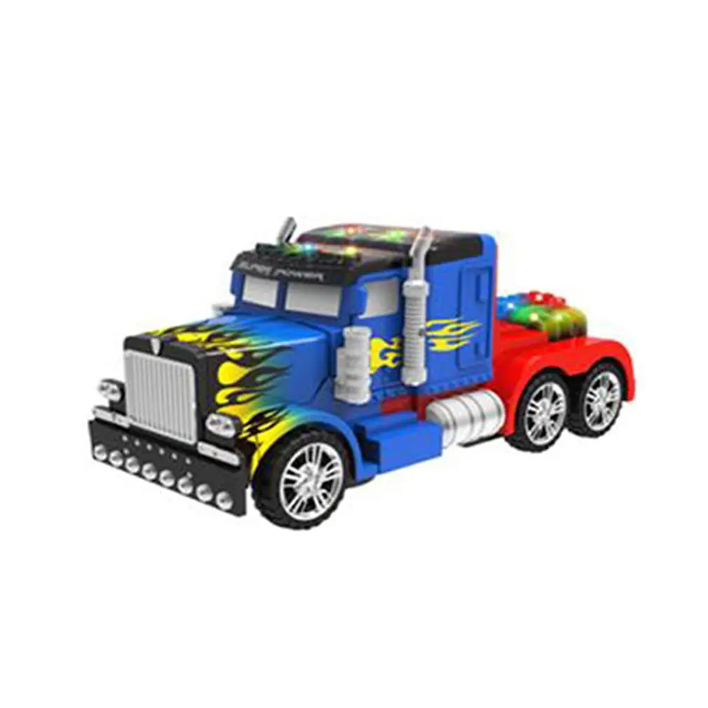 Легкая музыка автоматическая деформация игрушечный автомобиль детские игрушки