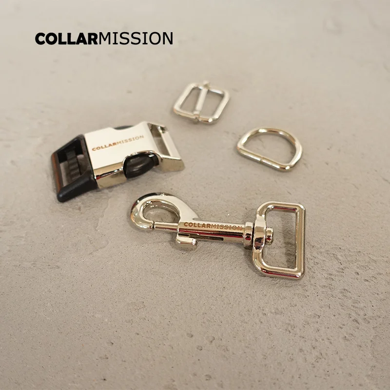 20 шт./лот (металлическая пряжка + Регулируемая D кольцо металлическая застежка для