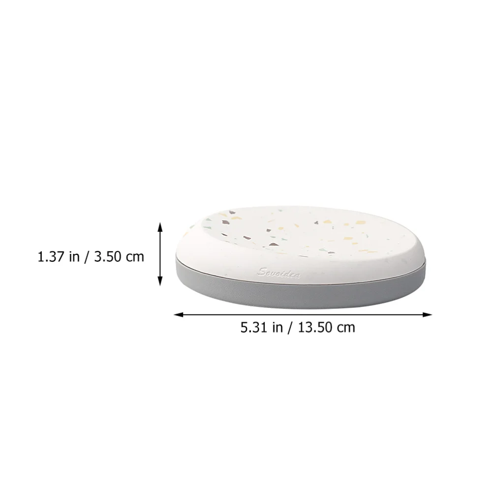 

1Pc Absorbent Diatom Soap Tray Concise Style Soap Tray Kitchen Soap Dish