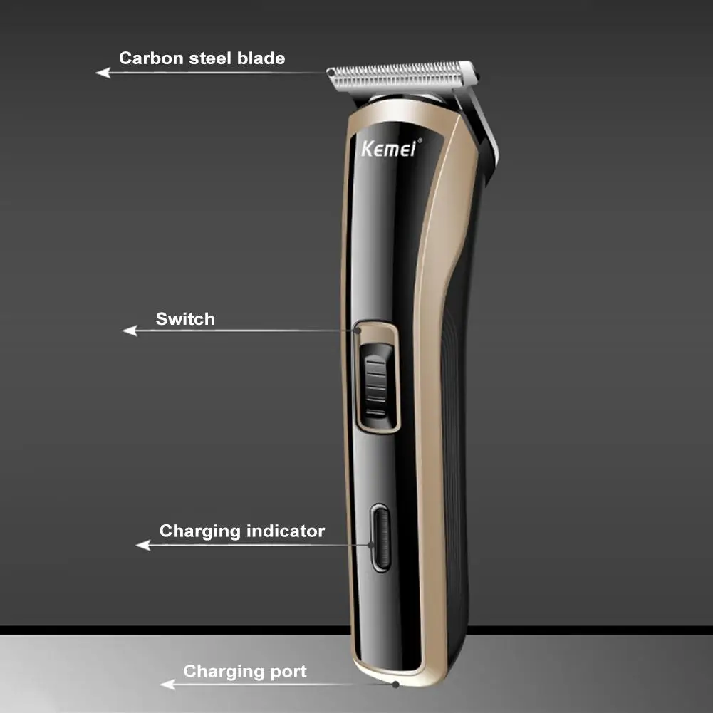 Электрическая машинка для стрижки волос 3 Вт беспроводной триммер бороды