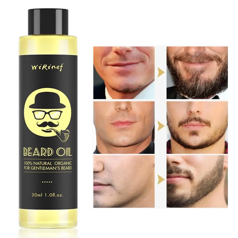 

30ml Beard Oil Natural Ingredients Growth Oil For Men Beard Care Smoothing Treatment Beard Grooming Shiny N1M3