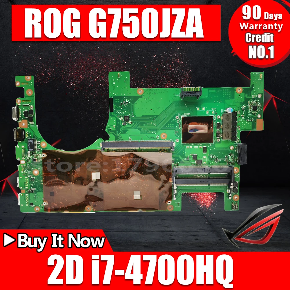 Akemy G750JZ/2D I7 4700HQ материнская плата для ноутбука ASUS G750JZ G750JZA G750J полностью проверена