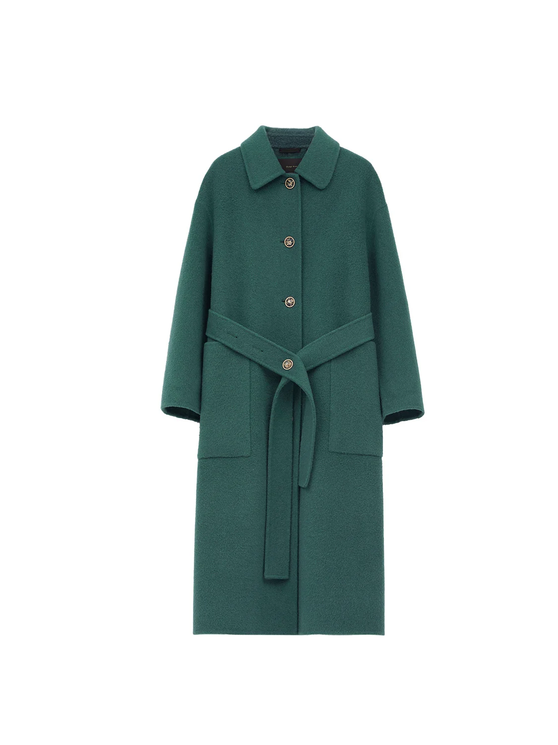 Пальто шерстяное женское однобортное осень 2021 | Женская одежда