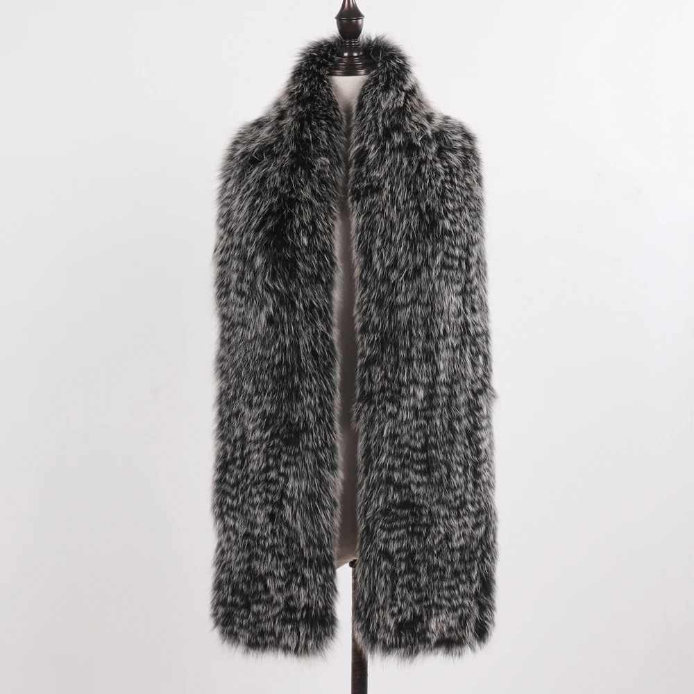 Новинка 2022 брендовый женский шарф из натурального Лисьего меха зимние женские