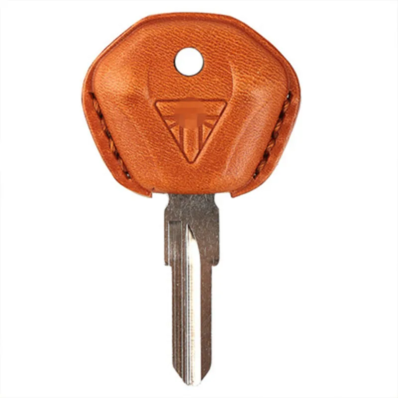 

New For Triumph T100 High quality Motorcycle trueLeather Cowhide Key Case TRIUMPH Little Key Case Buckle