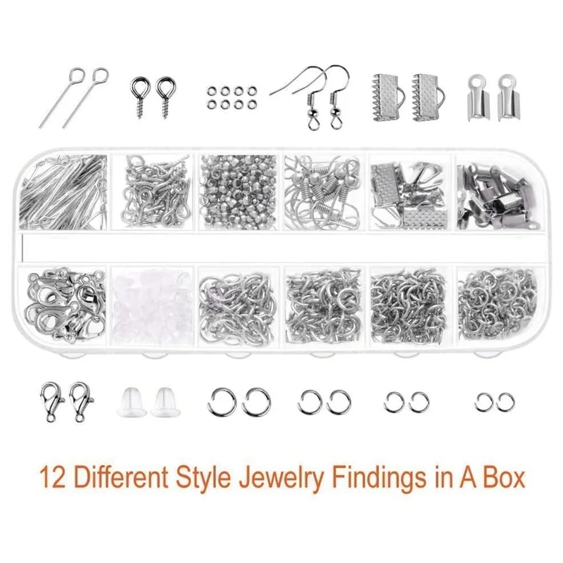 

Jewelry Making Supplies Kit with Jewelry Wire, Jewelry Tools, Jewelry Pliers and Jewelry Findings for Jewelry Repair