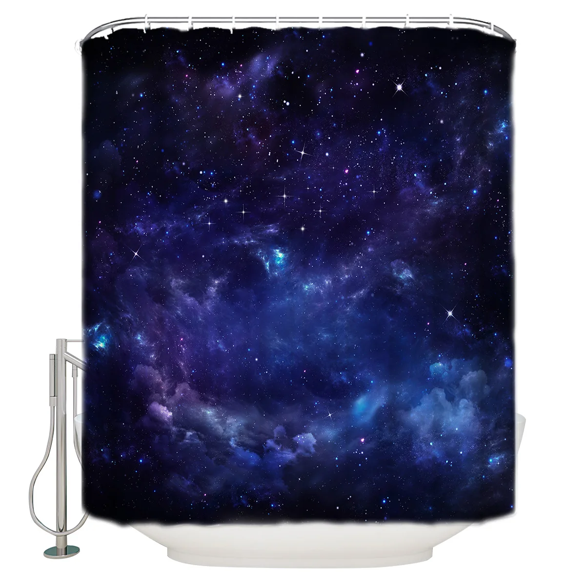 Звездная Вселенная занавеска для душа Водонепроницаемая ванной из полиэстера
