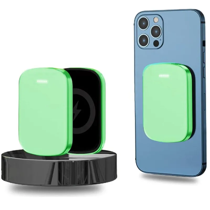 

Magnetic Wireless 10000mAh Power Bank Portable Charger Stronger Stick Phone Unique Mag-Suction Tech For iPhone 12 13 Mini 12 Pro