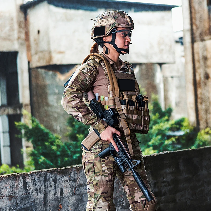 Tactical OneTigris Ajustable Correa de Pistola Bungee Airsoft Rifle Pistola Sling Con Pistola Correa de Hombro ParaTiro de Caza