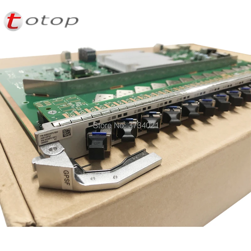 Хорошее качество оригинальная плата Huawei GPSF интерфейсная 16 PON GPON OLT с модулями SFP
