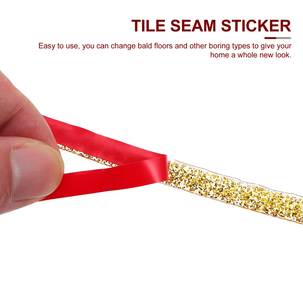 

2PCS Tile Gap Sealing Tape Multi-functional Sealing Tape Sticky Sealing Tape