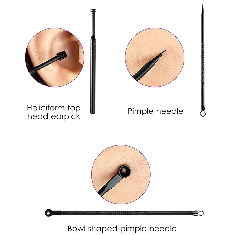 18 шт. набор кусачек для ногтей с чехол хранения из нержавеющей стали маникюрный