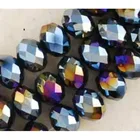 8 мм 35 шт хрустальные чешские бусины, покрытые форма Рондель, ювелирные изделия, разделитель для серег, браслет, ожерелье, подвески, аксессуары