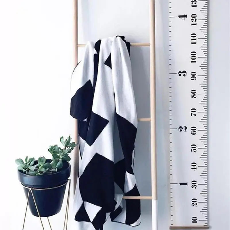 Линейка для роста ребенка в скандинавском стиле настенная рулетка измерения