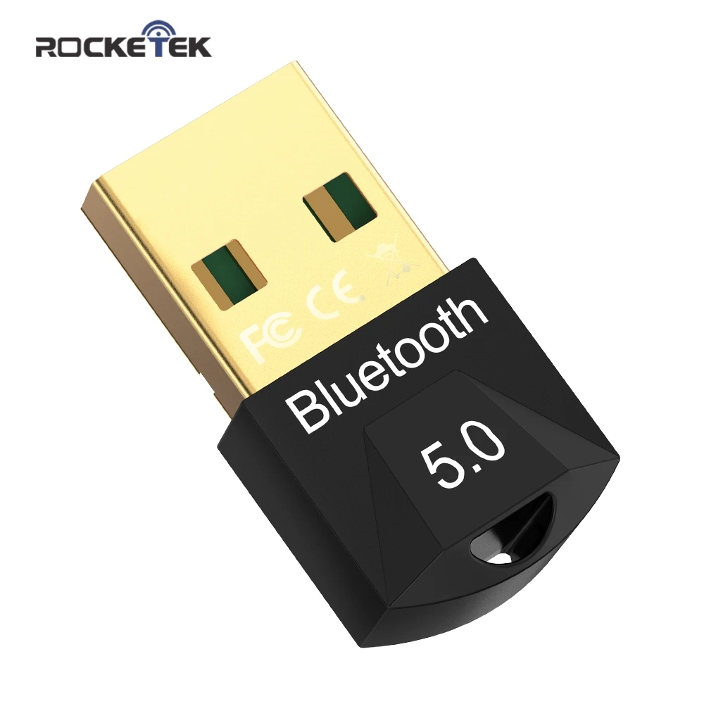 Usb адаптер Rocketek Bluetooth 5 0 для ПК компьютерный динамик беспроводная мышь